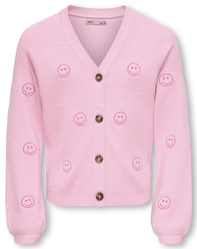 Kids Only - KOGDana Life Smiley Strik Cardigan - Sweet Lilac